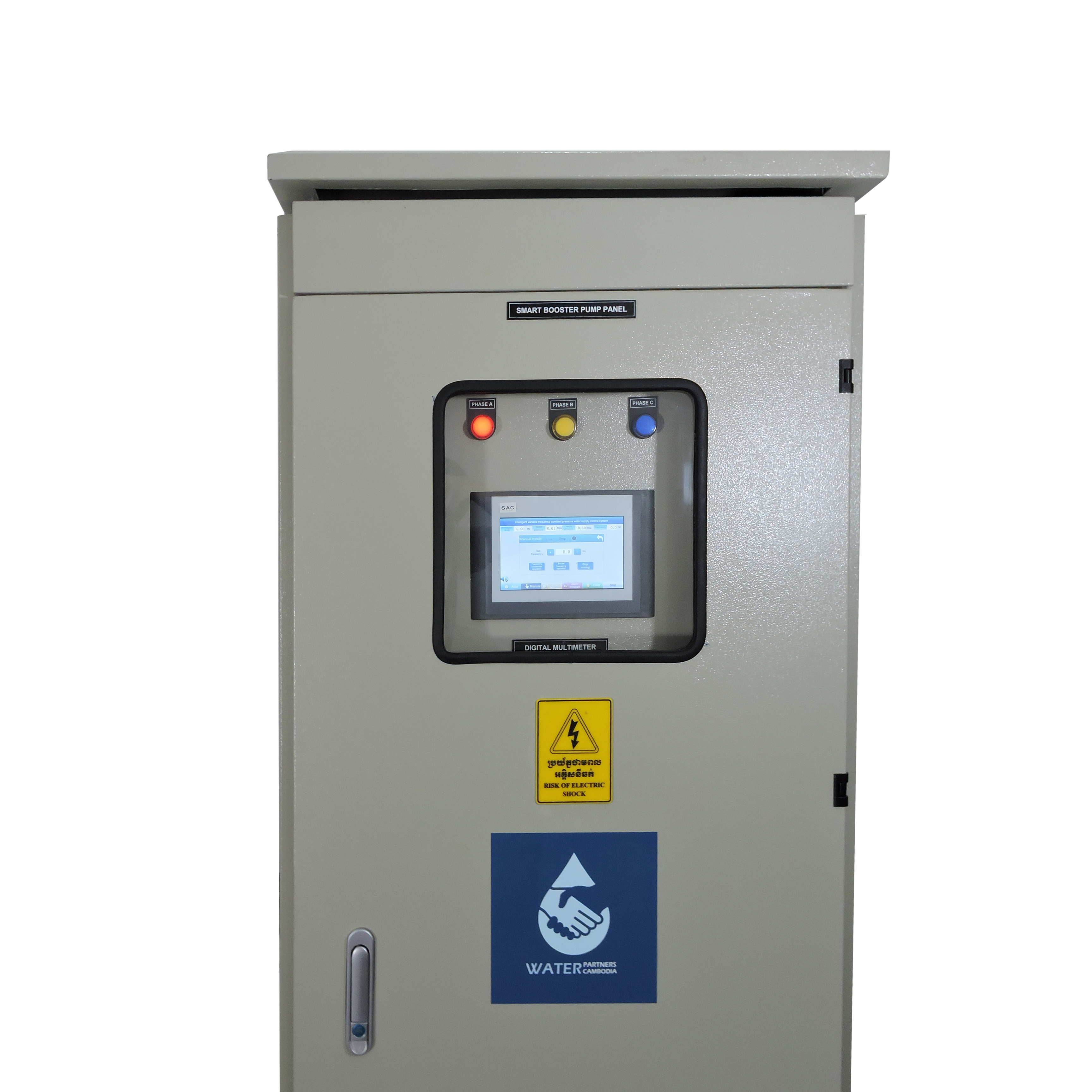 Smart booster pump control panel